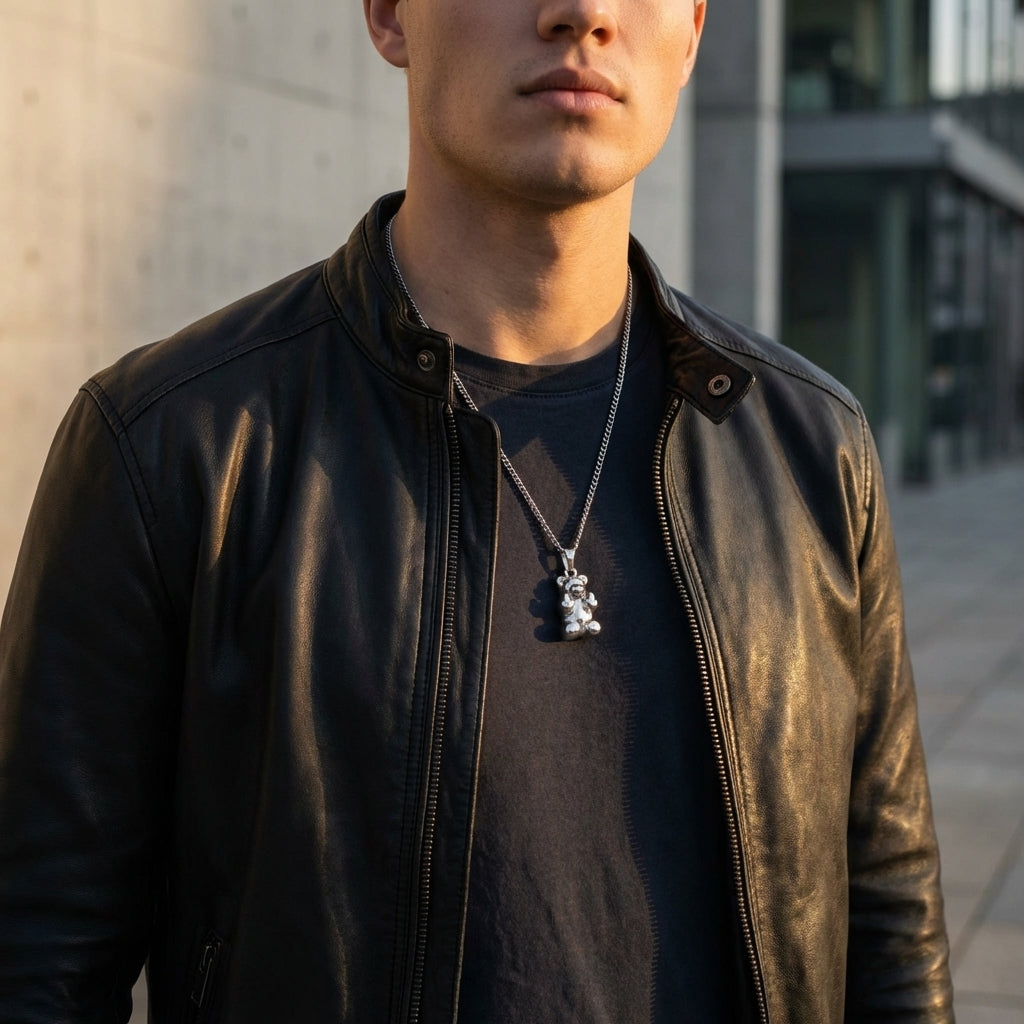 STAVR Urban — Bear Pendant — Silver