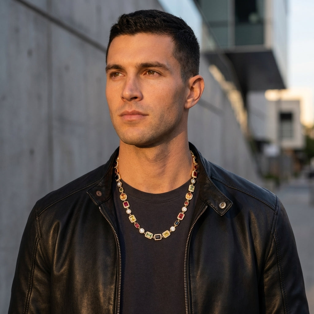 STAVR Urban — Gemstone Necklace — 18K Gold
