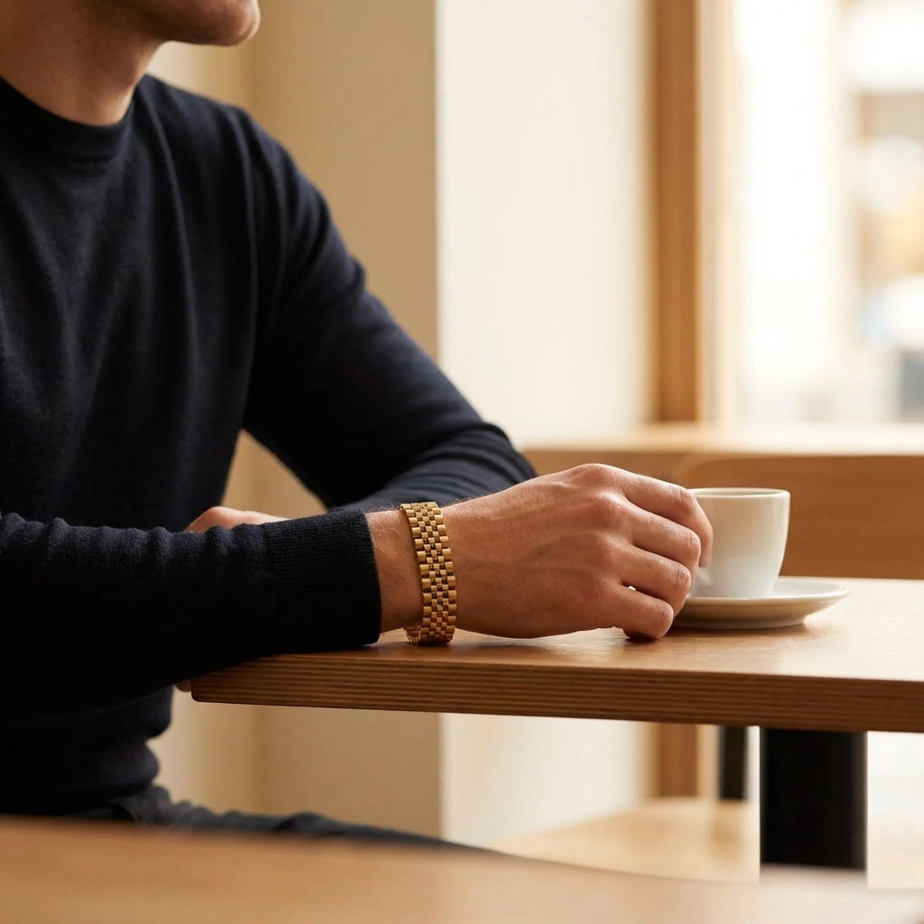 STAVR Cafe — Jubilee Bracelet — 18K Gold