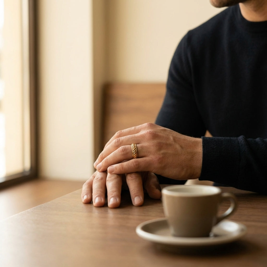STAVR Cafe — Rope Ring — 18K Gold