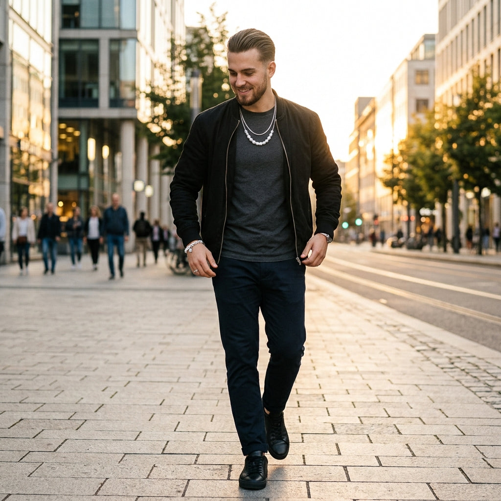 STAVR Urban — Wire × Rome White Men's Set — Silver