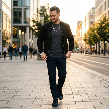 STAVR Urban — Wire × Rome White Men's Set — Silver
