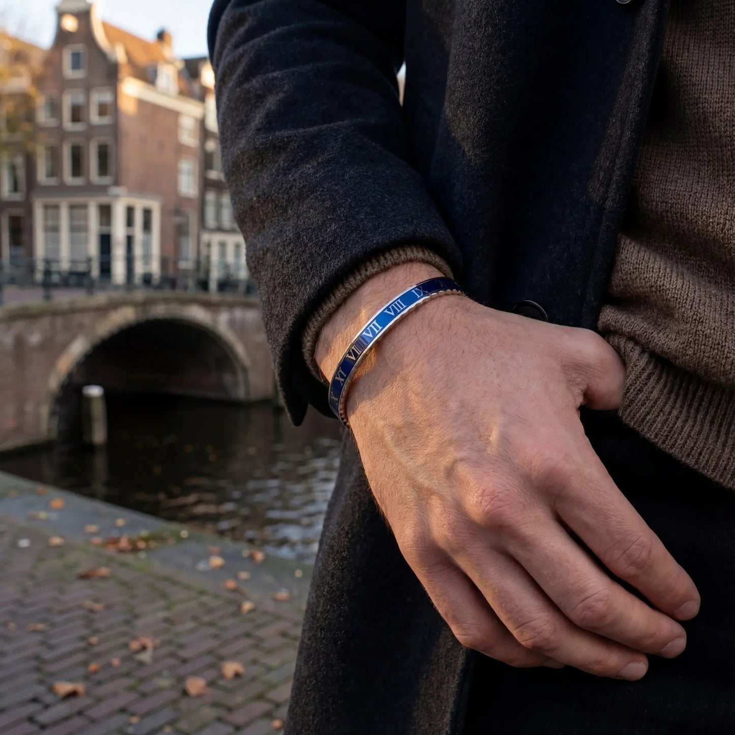 Rome Men's Bracelet — Silver