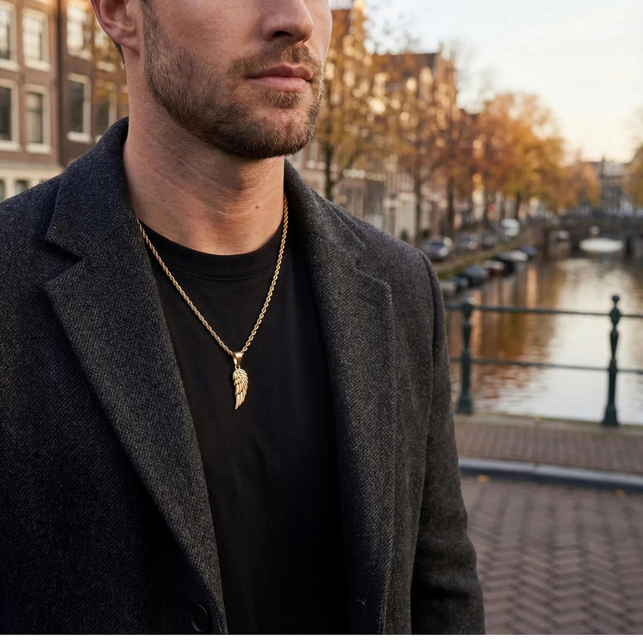 Wing Mini Pendant — 18K Gold