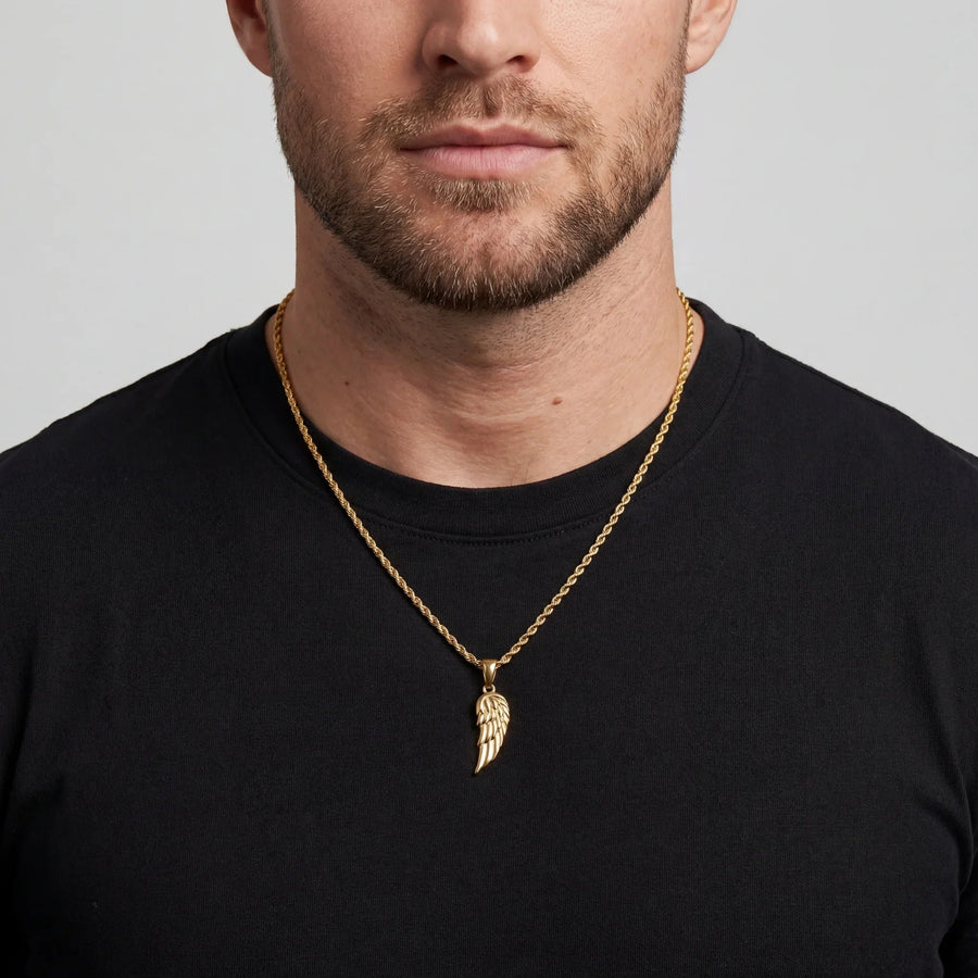 Wing Mini Pendant — 18K Gold
