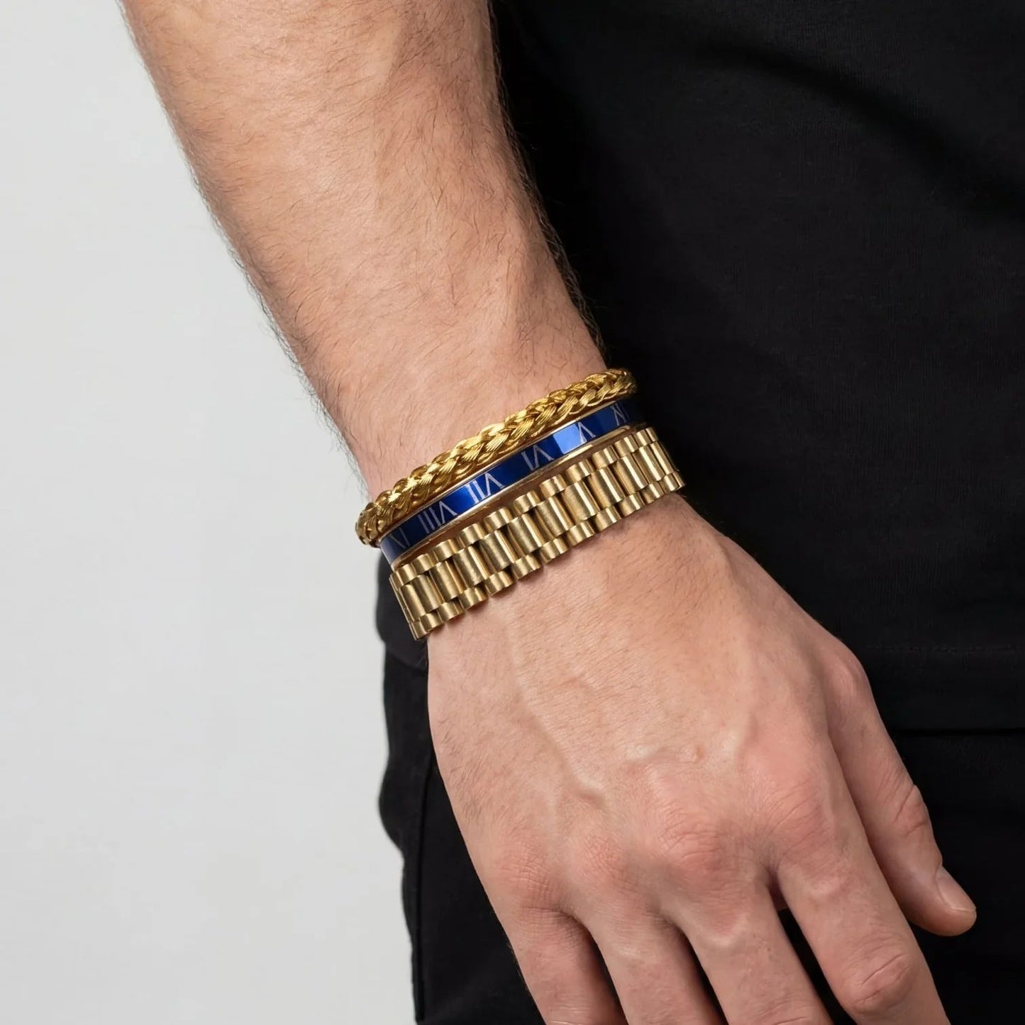 Presidential Blue Men's Set — 18K Gold