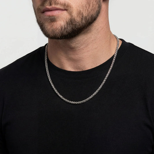 Franco 5MM Men's Chain — Silver