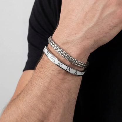 Wire × Rome White Men's Set — Silver