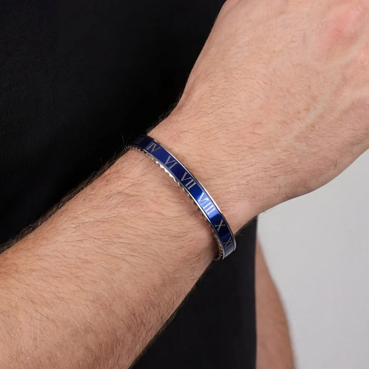 Rome Men's Bracelet — Silver