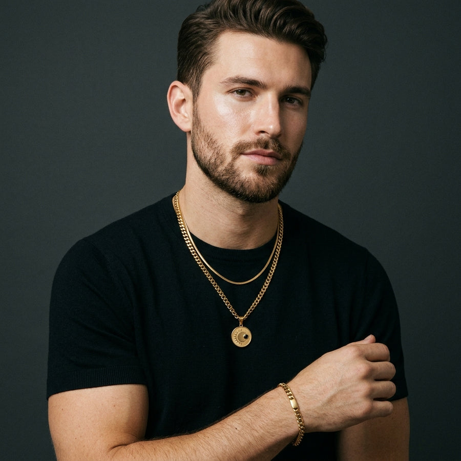 STAVR Onmodel — Eclipse Men's Set — 18K Gold