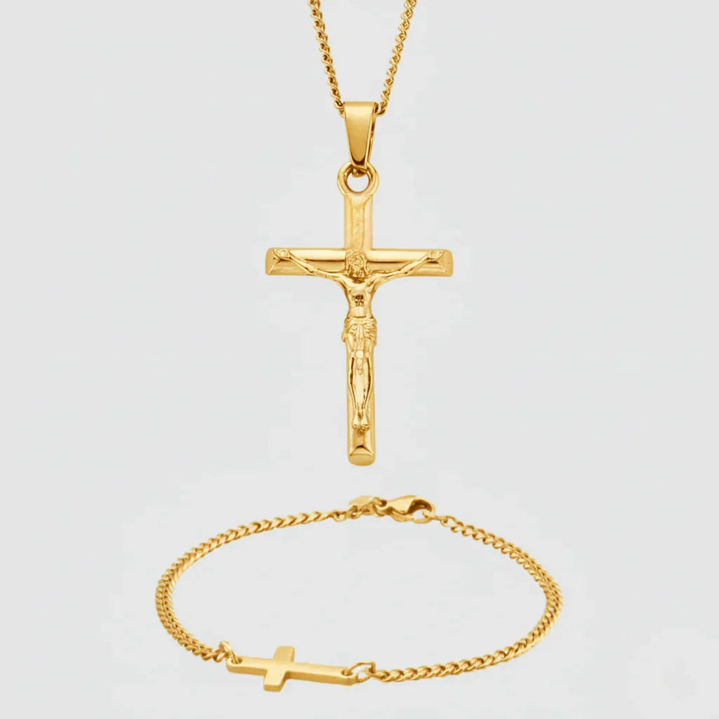 Chain Men's Set — 18K Gold