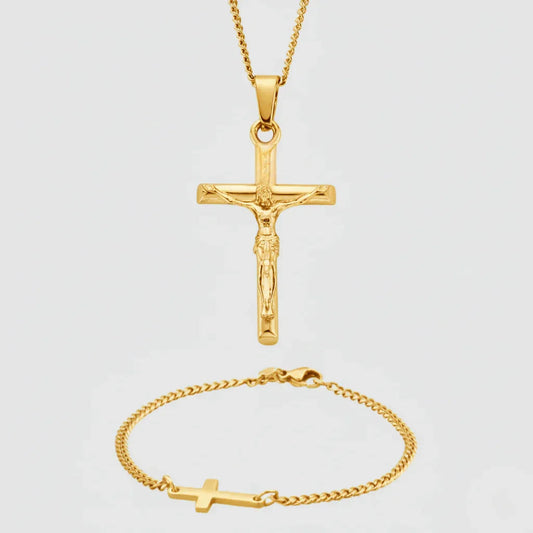 Chain Men's Set — 18K Gold