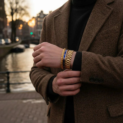 Presidential Blue Men's Set — 18K Gold