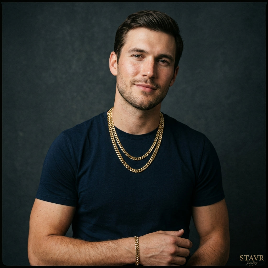 STAVR Onmodel — Presidential Men's Set — 18K Gold