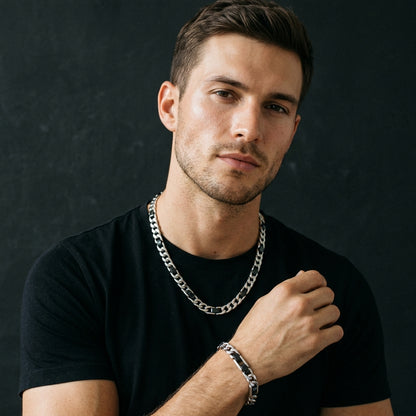 STAVR Onmodel — Presidential Black Men's Set — Silver