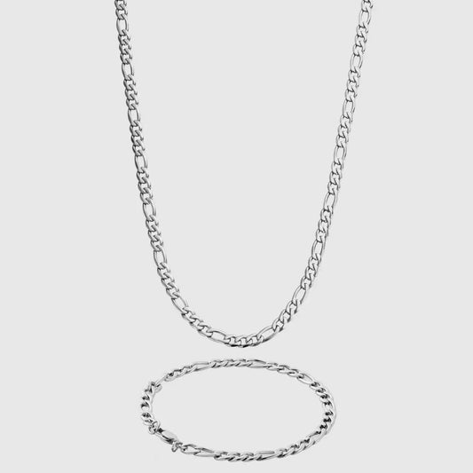 Figaro 5MM Men's Set — Silver