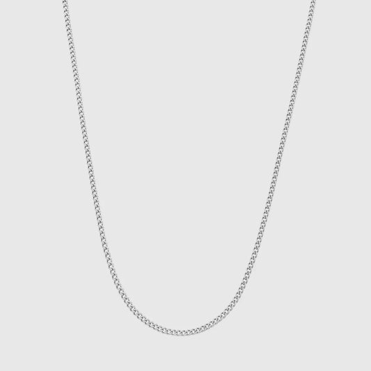 Cuban Link 2MM Men's Chain — Silver
