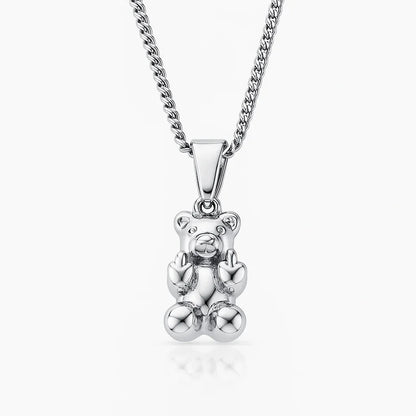 Bear Men's Pendant — Silver
