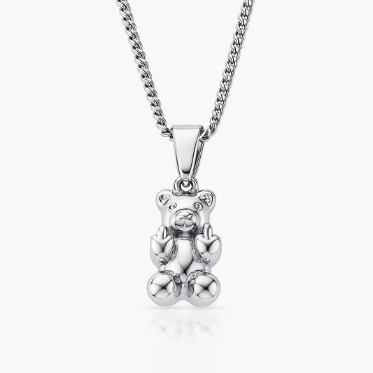 Bear Men's Pendant — Silver
