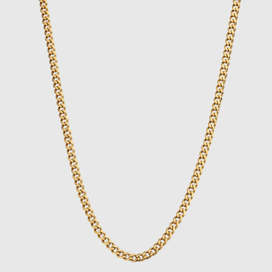 Cuban Link 5MM Men's Chain — 18K Gold