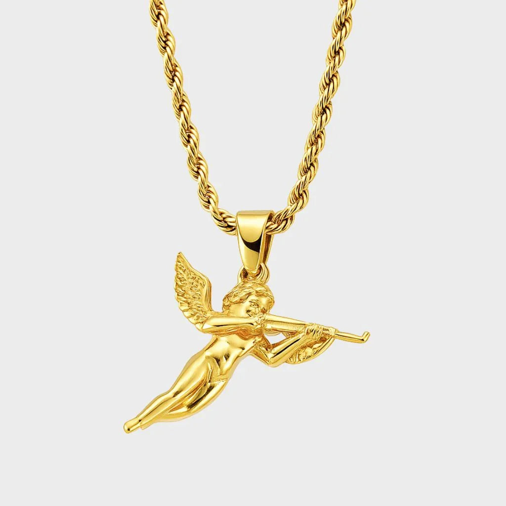 Guardian Men's Pendant — 18K Gold