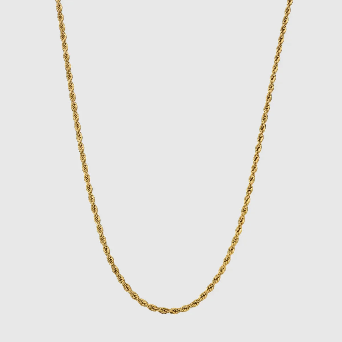 Rope 3MM Men's Chain — 18K Gold