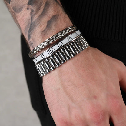 Presidential White Men's Set — Silver