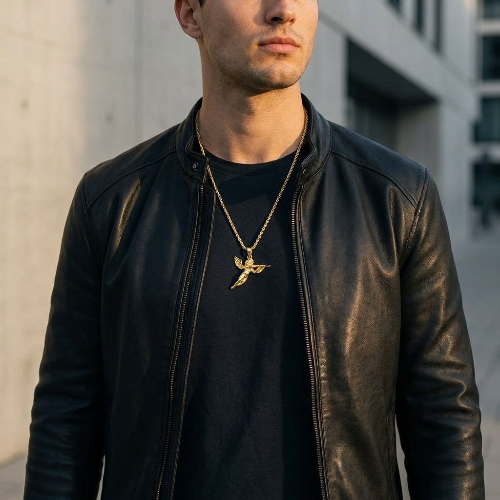 STAVR Urban — Angel Pendant — 18K Gold