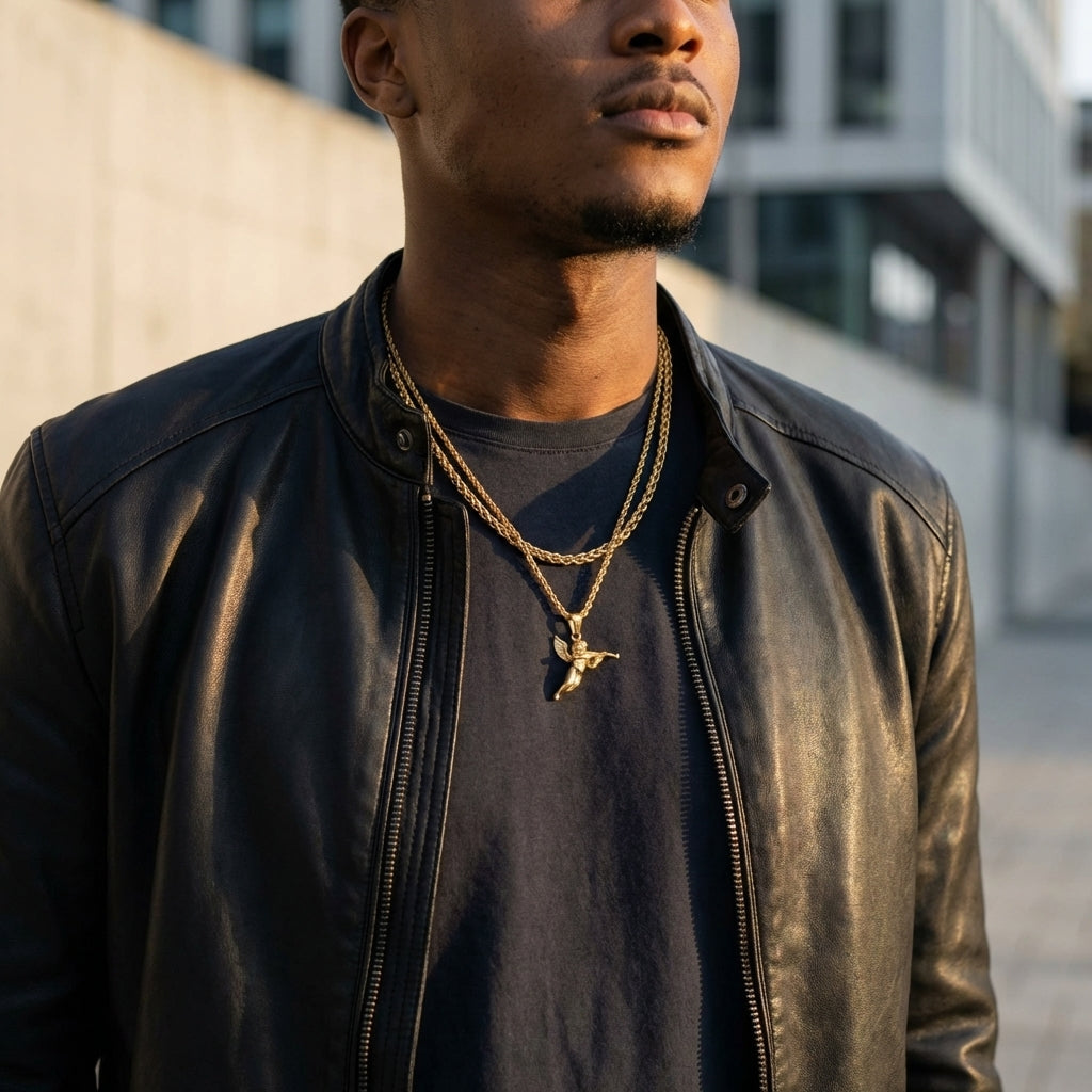 STAVR Urban — Angel × Wheat Set — 18K Gold
