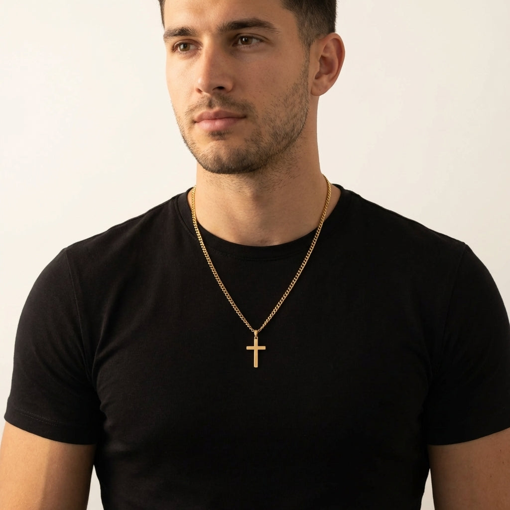STAVR Onmodel — Chain 2MM Bracelet — 18K Gold