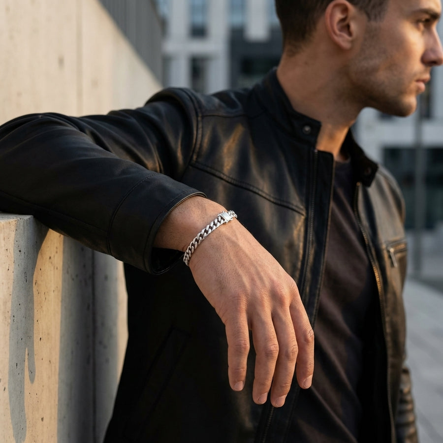 STAVR Urban — Cuban Link 2MM Bracelet — Silver