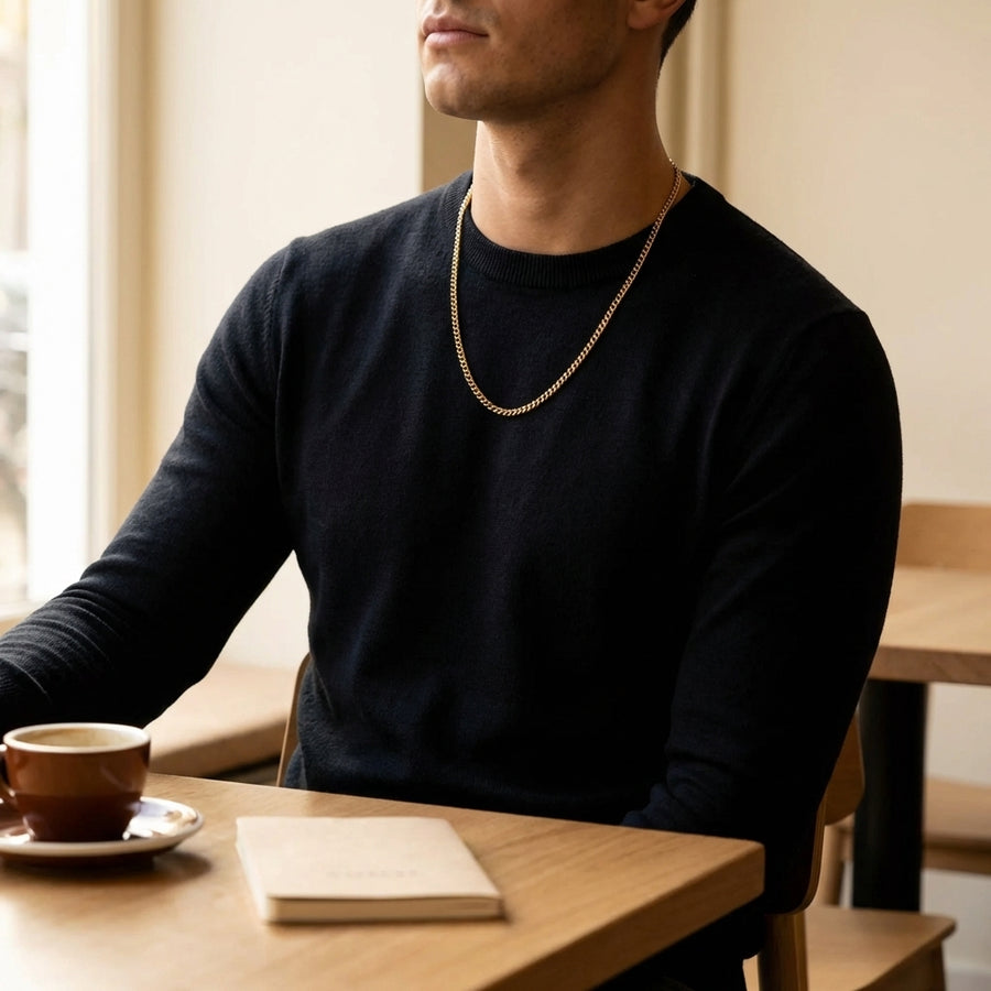 STAVR Cafe — Cuban Link 2MM Chain — 18K Gold