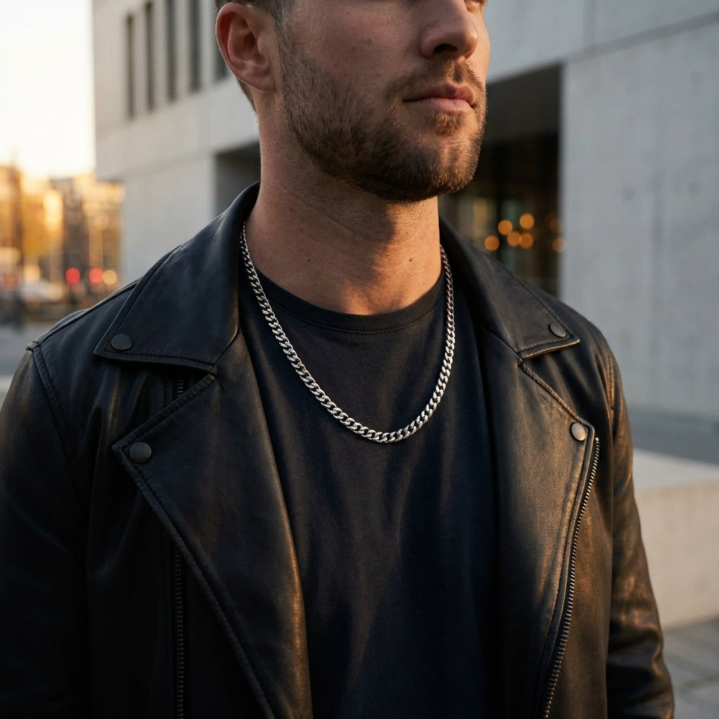 STAVR Urban — Cuban Link 5MM Chain — Silver