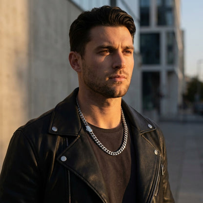 STAVR urban — Cuban Link 8MM Chain — Silver