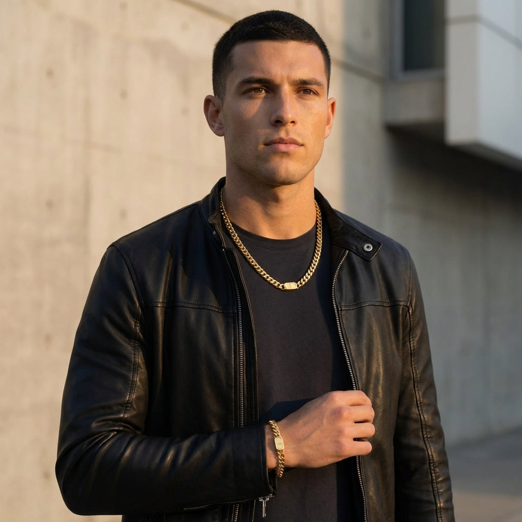 STAVR Urban — Cuban Link 8MM Set — 18K Gold