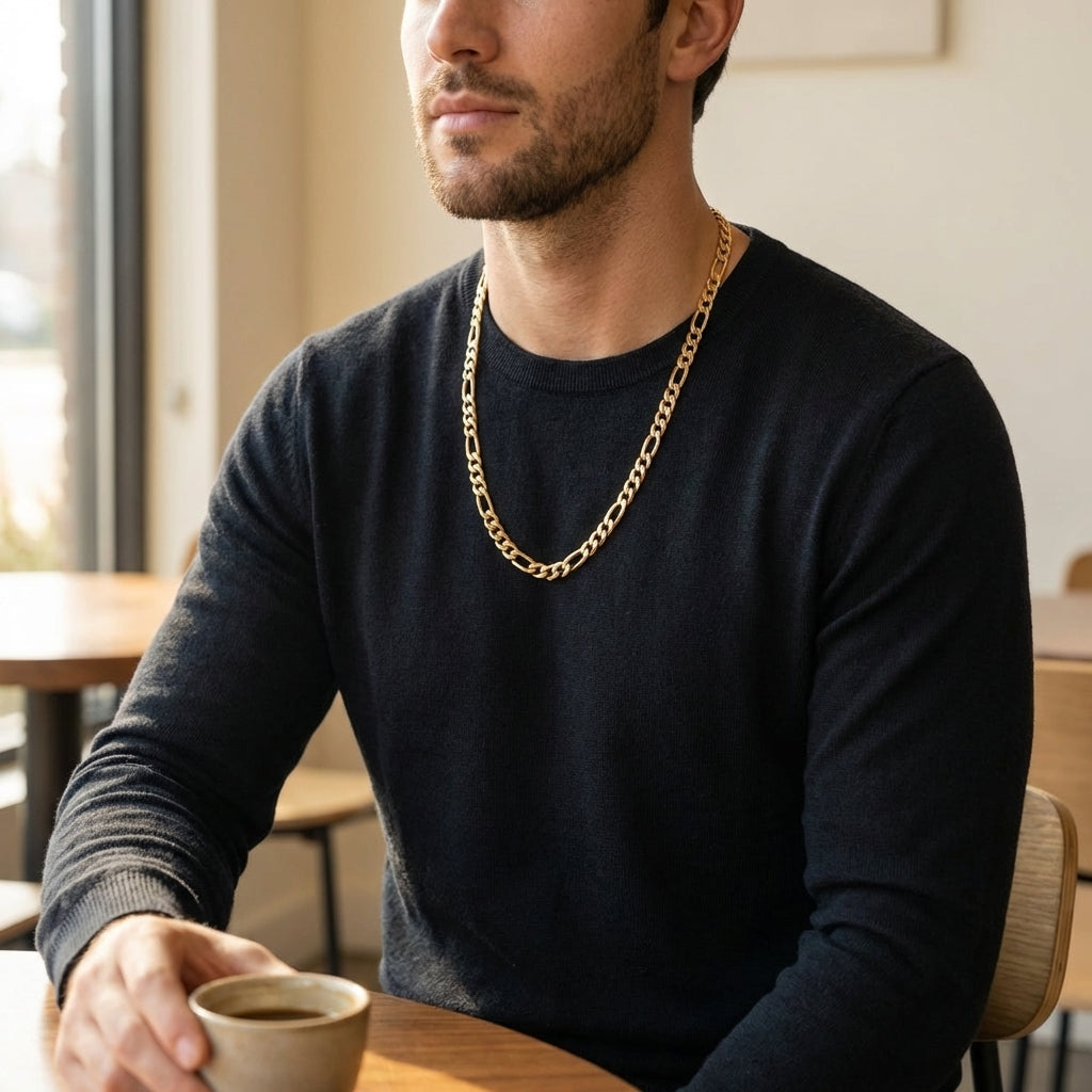STAVR cafe — Figaro 5MM Chain — 18K Gold
