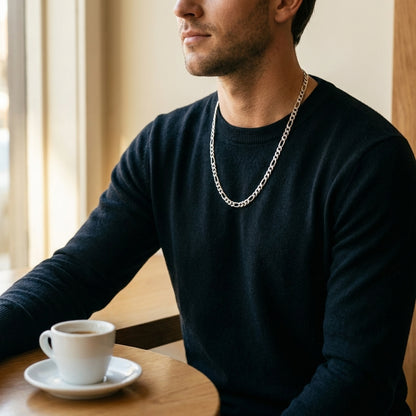 STAVR cafe — Figaro 5MM Chain — Silver