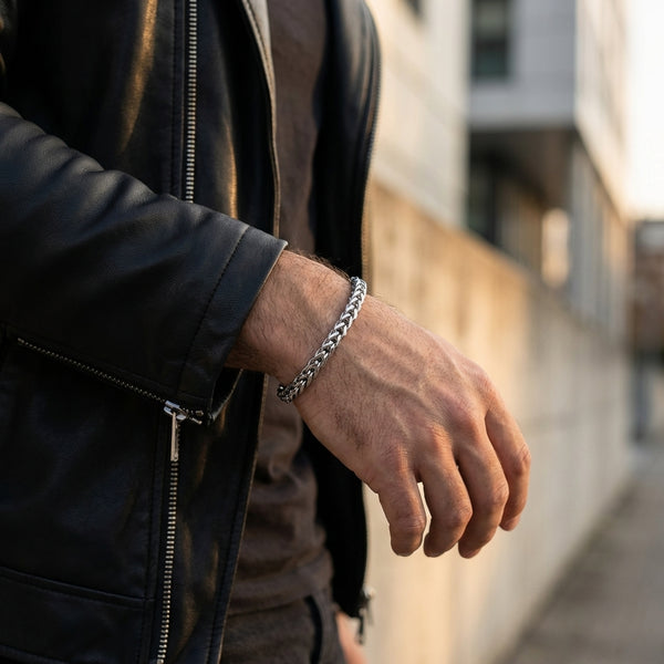 STAVR Urban — Franco 5MM Bracelet — Silver