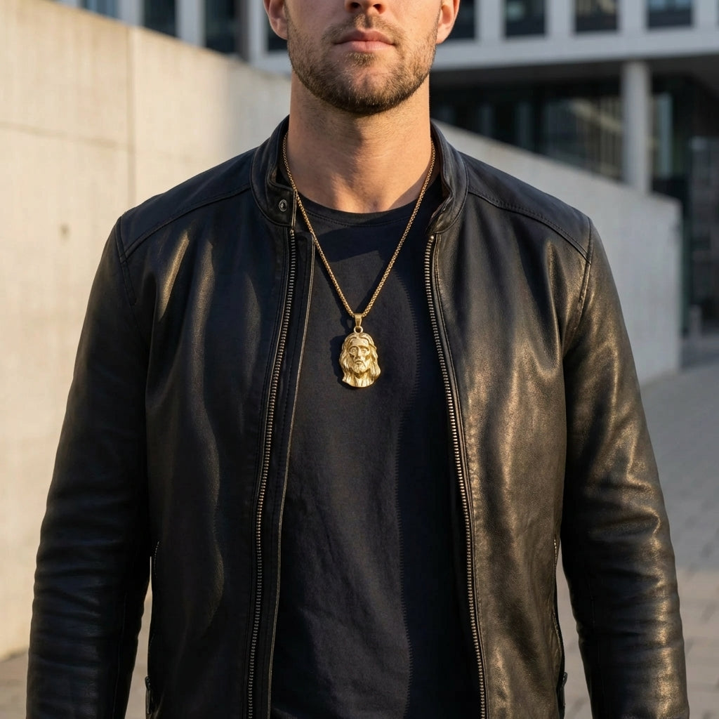 STAVR Urban — Jesus Piece Pendant — 18K Gold
