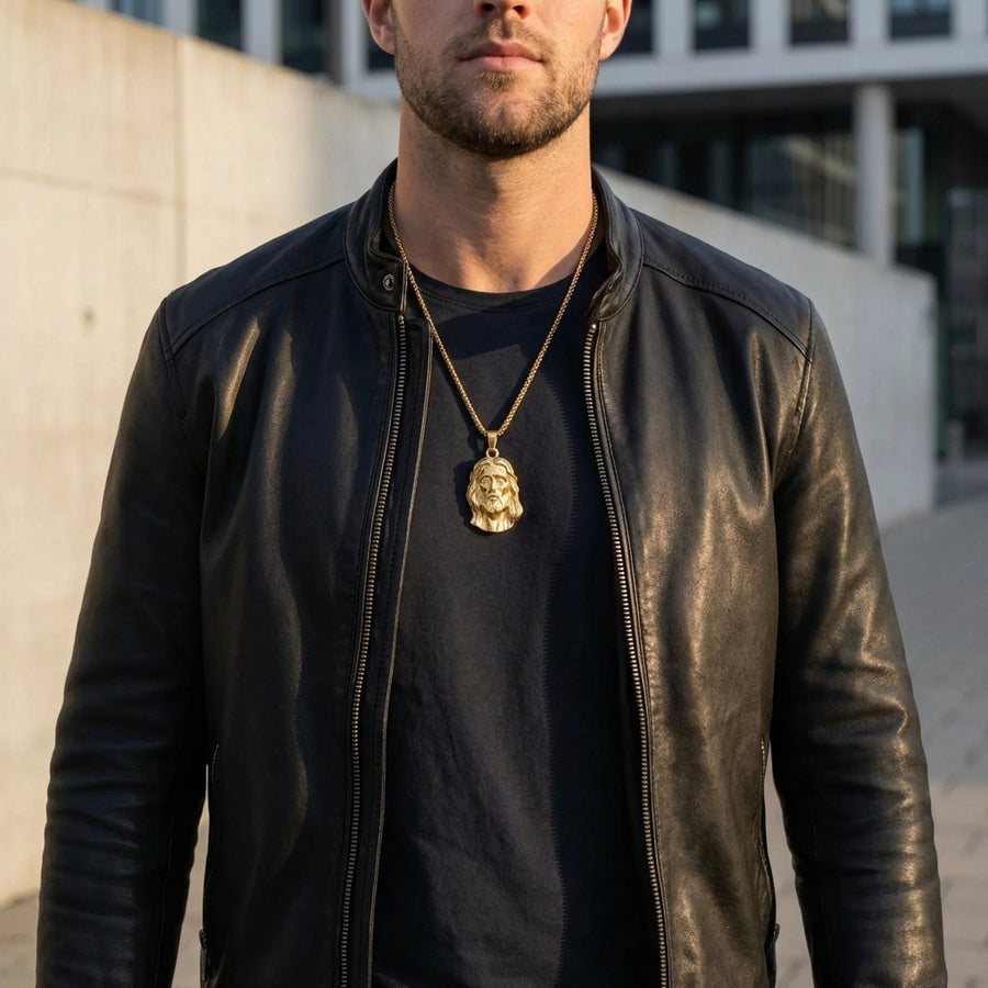 STAVR Urban — Jesus Piece Pendant — 18K Gold