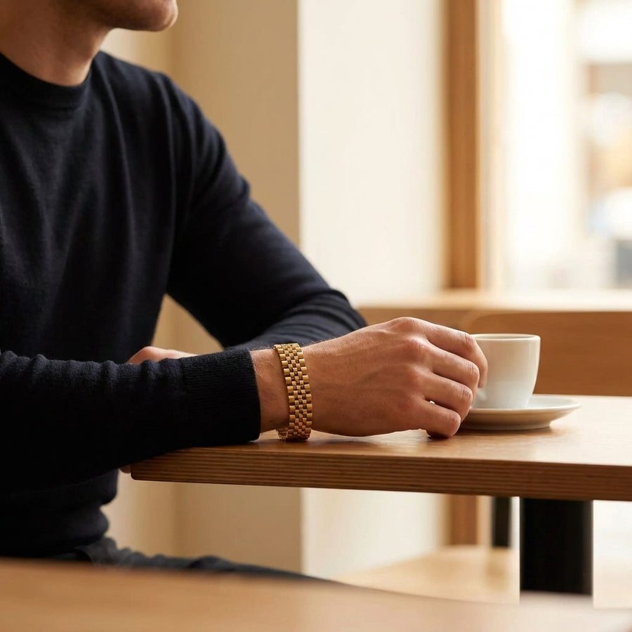 STAVR Cafe — Jubilee Bracelet — 18K Gold