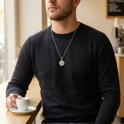 STAVR Cafe — Medusa Pendant — Silver