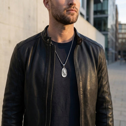 STAVR Urban — Praying Hands Pendant — Silver