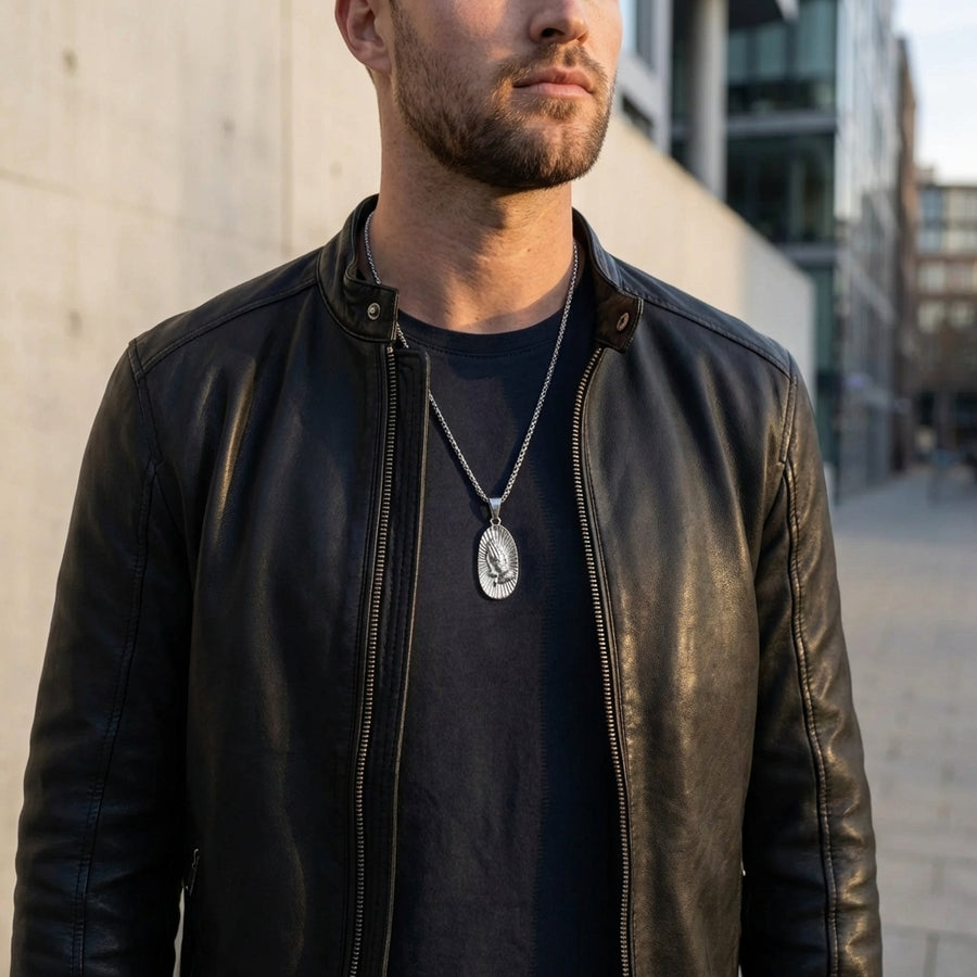 STAVR Urban — Praying Hands Pendant — Silver