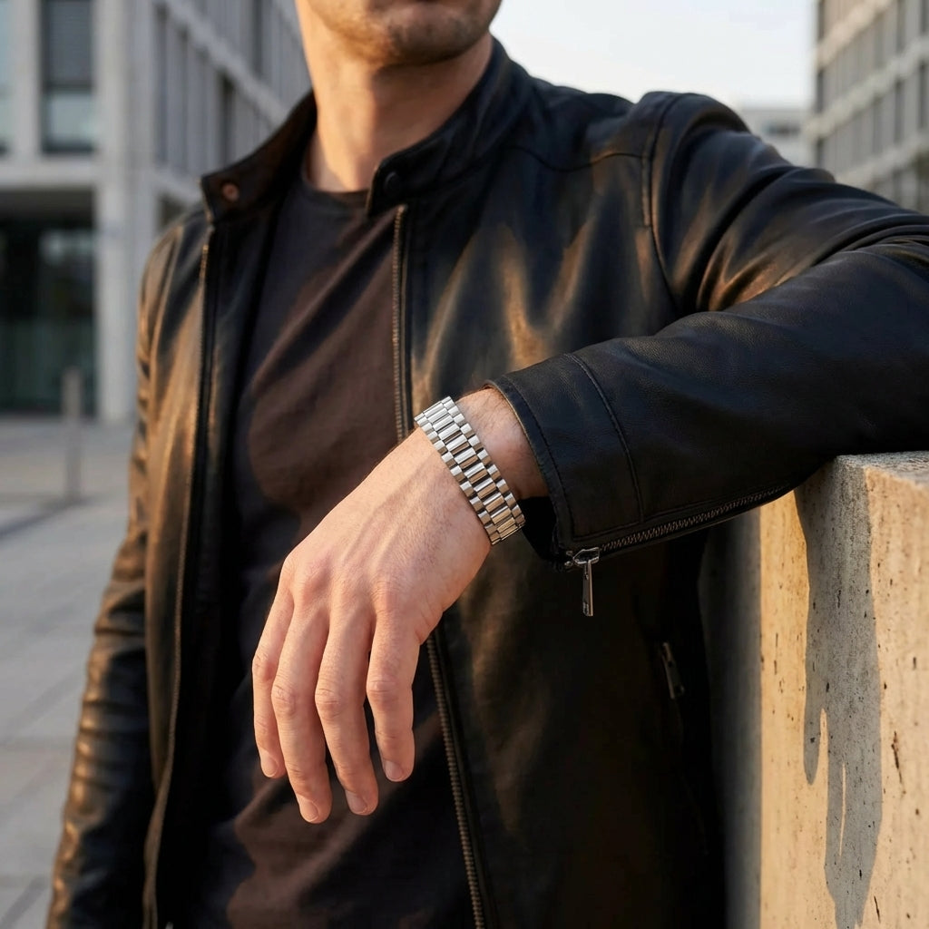 STAVR Urban — Rolex 15MM Bracelet — Silver