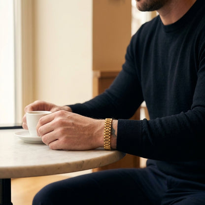 STAVR Cafe — Rolex Bracelet — 18K Gold