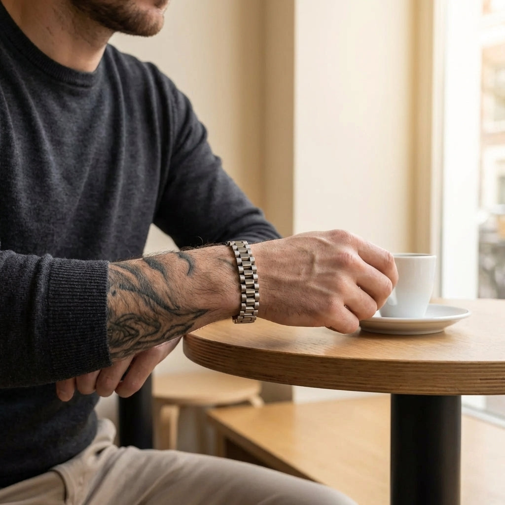 STAVR Cafe — Rolex Bracelet — Silver
