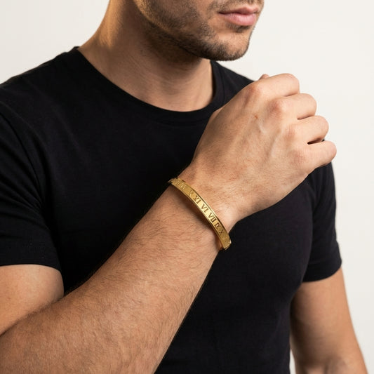 STAVR Onmodel — Rome Bracelet — 18K Gold