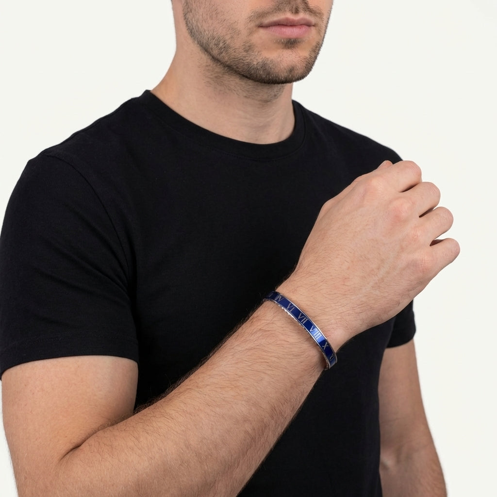 STAVR Onmodel — Rome Bracelet — Silver