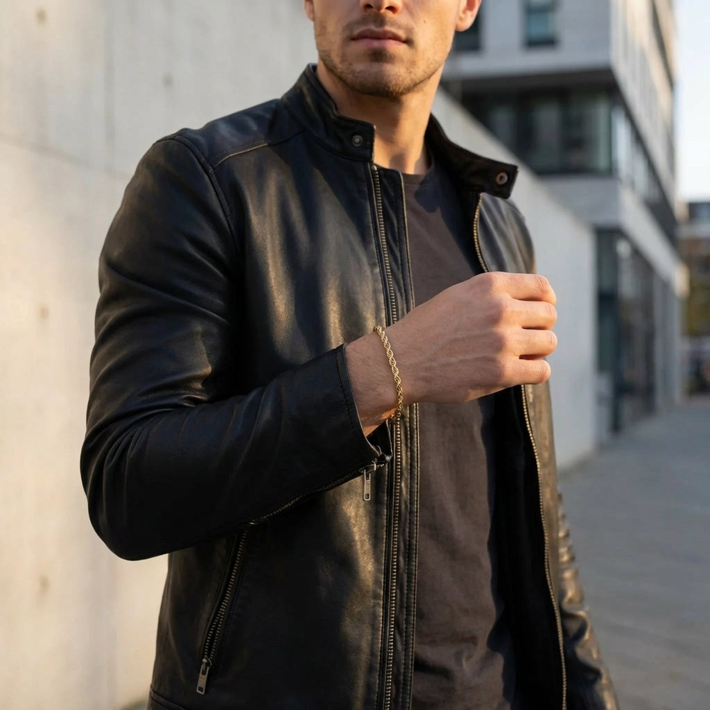 STAVR Urban — Rope 3MM Bracelet — 18K Gold